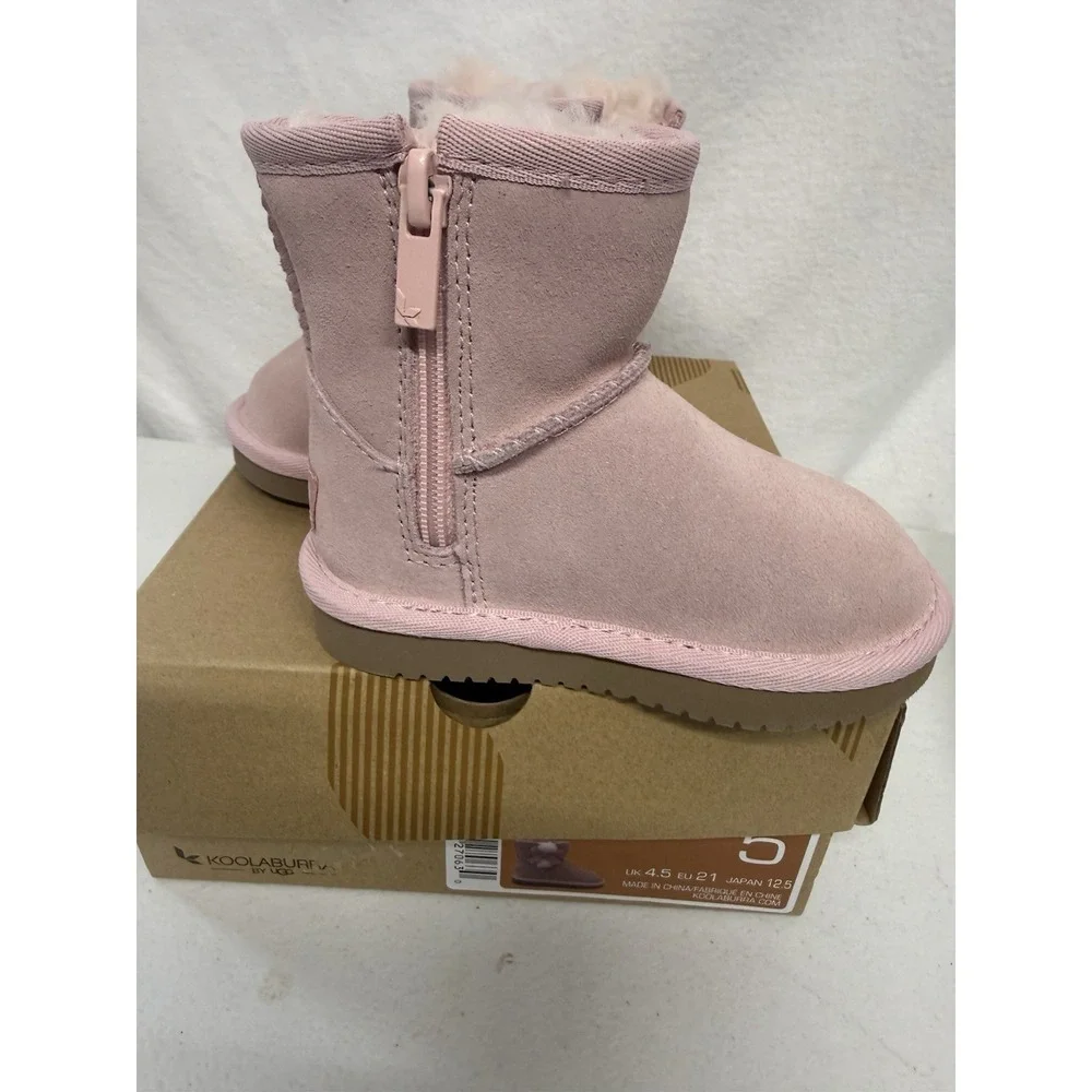 Koolaburra By Ugg Victoria Mini  Toddler Girl Pink Boots Size 5 New In Box